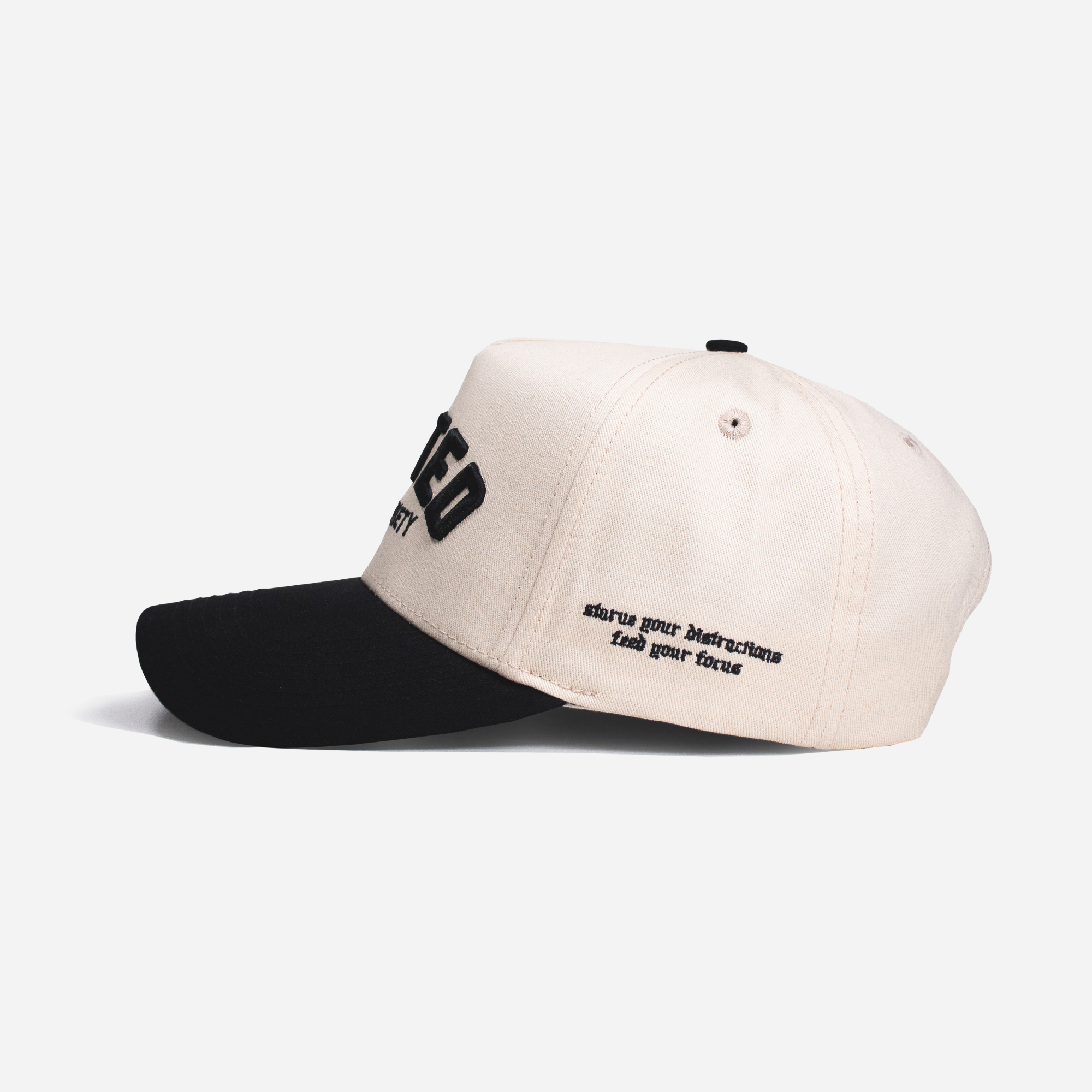 001 A-Frame Hat Beige/Black